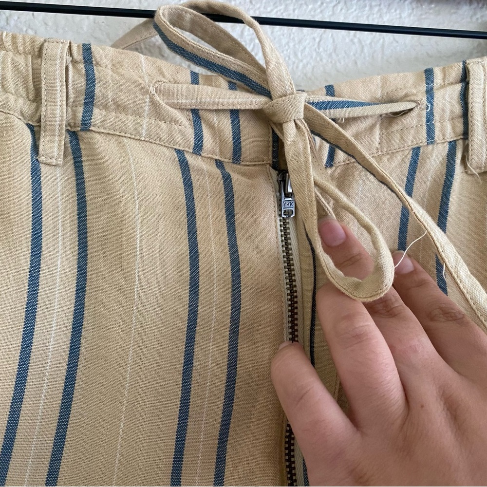 BSBEE Striped Cropped Lightweight Pants - Picture 4 of 9